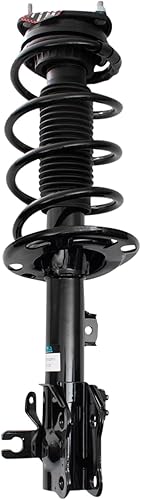 Miniatura 36 de TRQ Kit de suspensión delantera, conjunto de amortiguadores y resortes, barra estabilizadora, enlace estabilizador compatible con Chevrolet