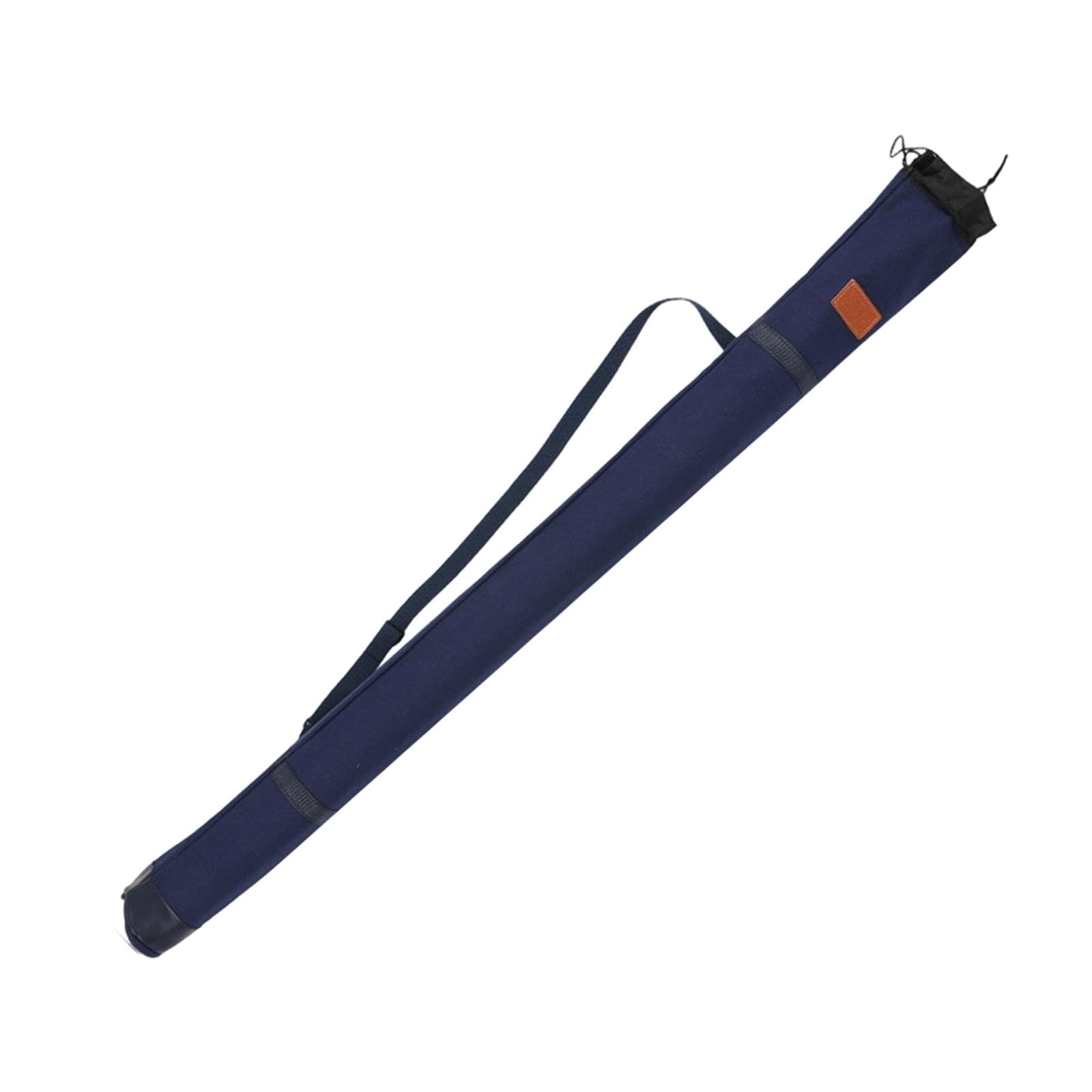 harayaa Fishing Tackle Bag, Portable Lightweight Fishing Rod Storage Bag with Adjustable Strap Foldable Wear-Resistant Canvas Pole Protective Carrying Bags for Fisherman Gift Men, 130cm Blue2 — image 1