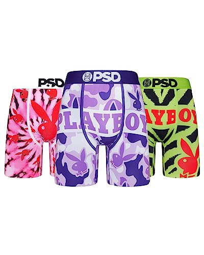 PSD Men's Pb Bright 3-Pack Boxer Briefs, Multi, XXL