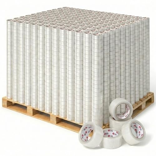 Image of Tape Logic 2 inch x 110 Yard Clear Packing Tape Pallet - 45 Cases (1620 Rolls) - 2.0 Mil Heavy Duty Shipping Tape - Bulk Strong Acrylic Adhesive Box Sealing Tape for Warehouse & Fulfillment Packaging