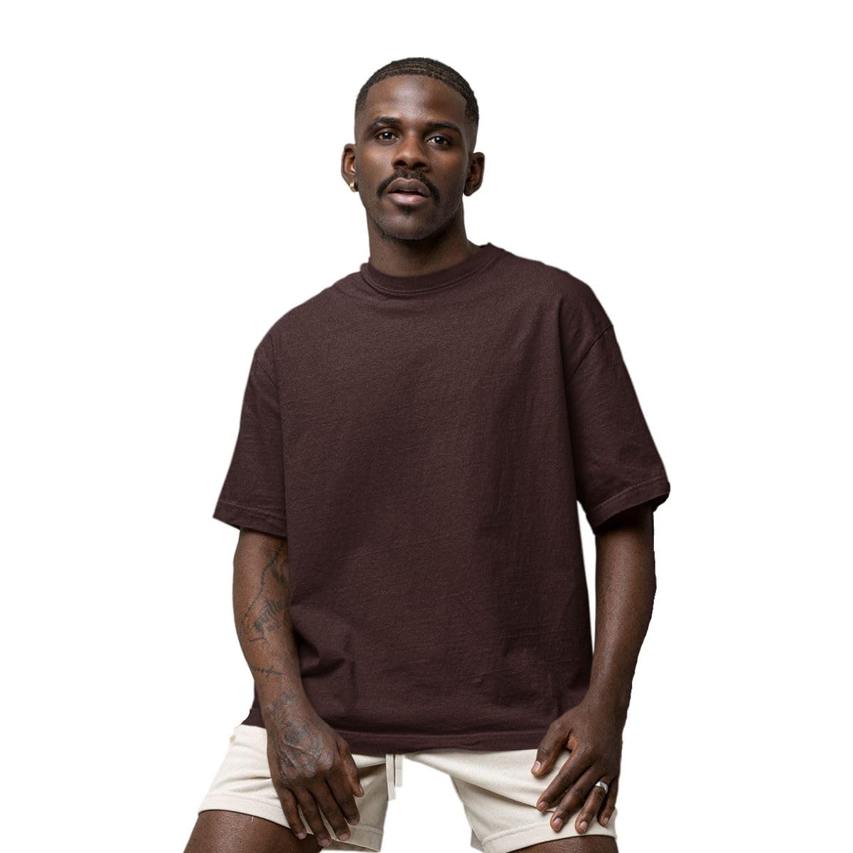 Camiseta Oversized Masculina Macbee 100% Algodão Premium