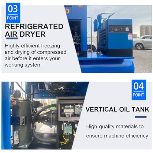 7.5KW All-in-One Rotary Screw Compressor