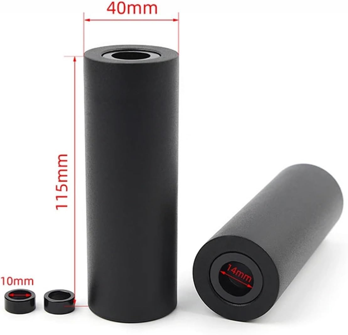 Bike Pegs BMX Peg Nylon Sleeve and Steel Insert Bike Anti Skid Foot Stand Pegs