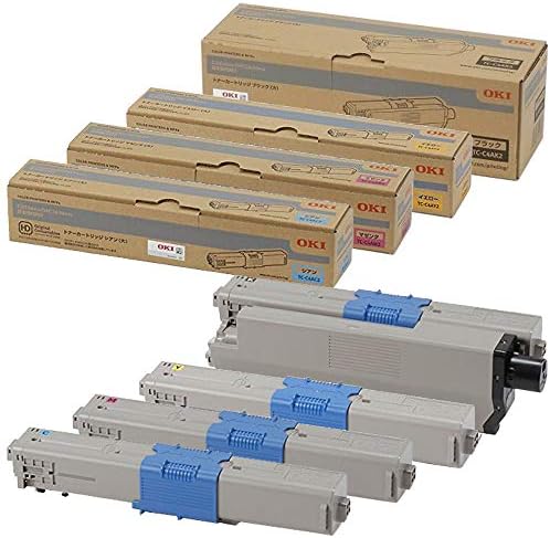 Amazon.co.jp: OKI 純正 TC-C4A1 トナーカートリッジ 4色セット 