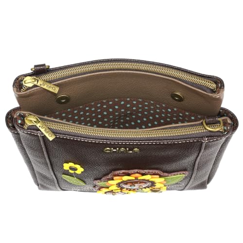 Image of CHALA Merry Messenger RFID Protected Women Faux Leather Shoulder Purse with Adjustable Crossbody Strap | RFID Protected