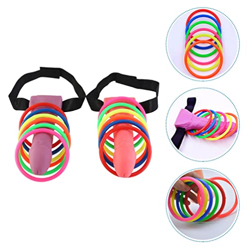 Balacoo 39NW11O0LVR163Y 2 Sets Tossing Ring Toy Simulation Shaped Toss Ring Set Bachelorette Party Game thumb #8