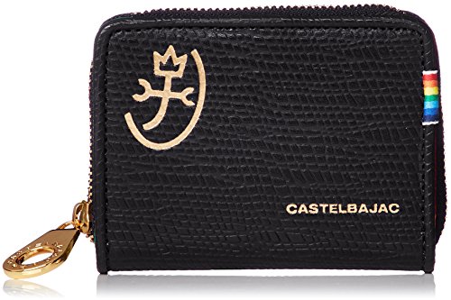 [カステルバジャック] レインボー 小銭入れ 定期入れ兼用 79611 クロ