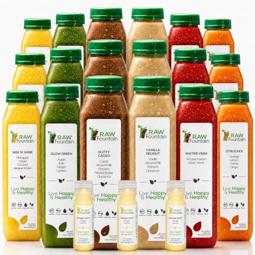 3 Day Protein Juice Cleanse by Raw Fountain, All Natural