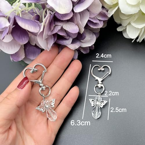 Miniatura 3 de Jzk 30 Llaveros De Ángel De Cristal Para Bautizo, Fiesta De Baby Shower, Sagrada Comunión, Bautizo, Regalos De Ángel De Boda, Recuerdos De Recuerdo Para Invitados