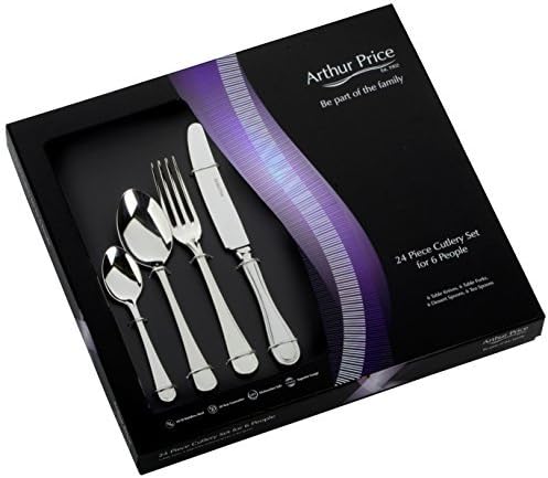 Arthur Price Kitchen 24-Piece 18/10 Stainless Steel Britannia Box Set