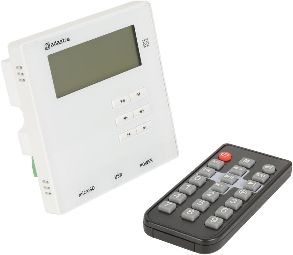 In-Wall Amplifier with USB/SD/FM & Bluetooth | 2 x 10W