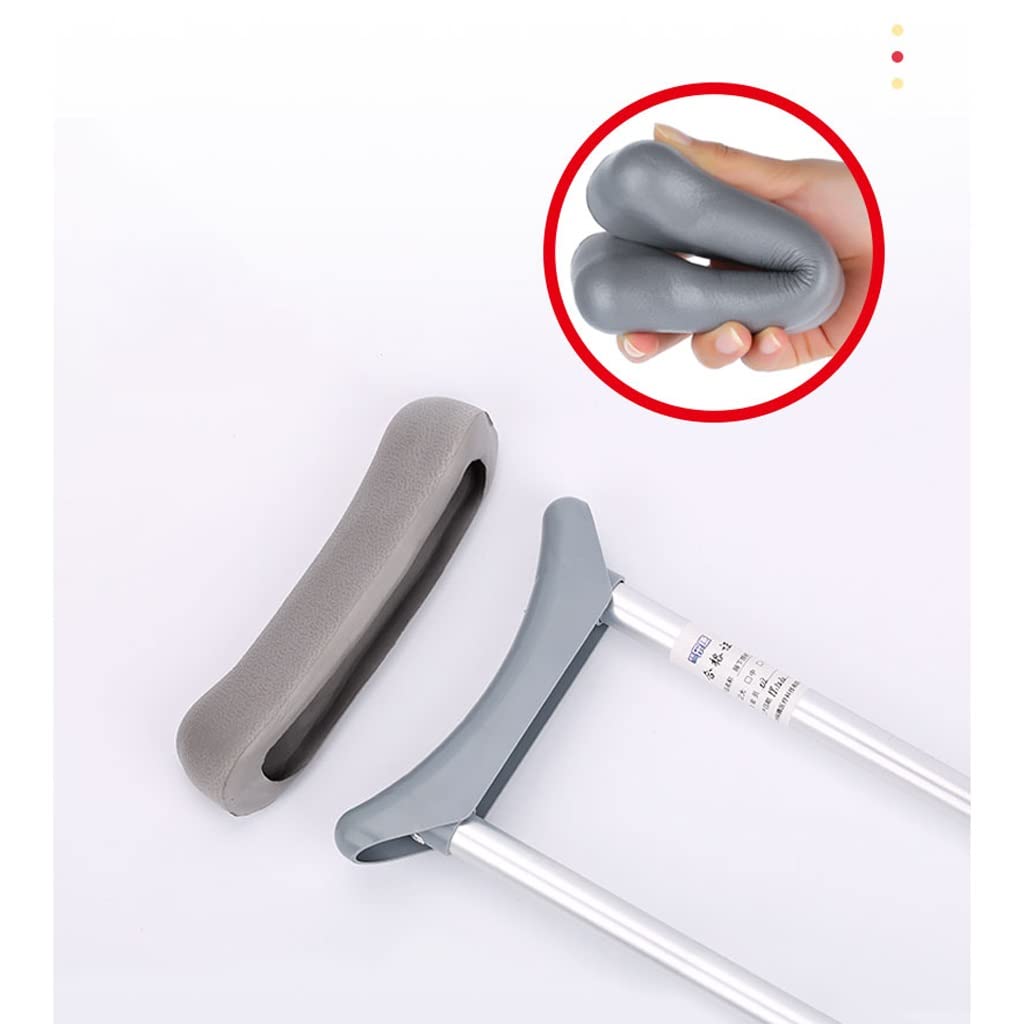 Stampelle per anziani Stampelle leggere per anziani Walker sotto le ascelle Canna antiscivolo per camminare Stampella ausiliaria (dimensioni: 128-148 cm) Comfortable anniversary