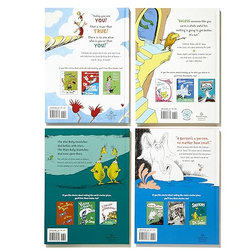 Image of Dr. Seuss's Classic 4-Book Boxed Set Collection: Happy Birthday to You!; Horton Hears a Who!; The Lorax; The Sneetches and Other Stories (Classic Seuss)