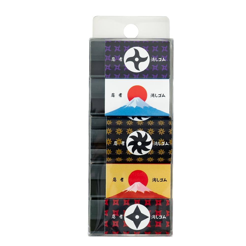 Amazon | 忍者 押し出し消しゴム セット | スタンダード消しゴム