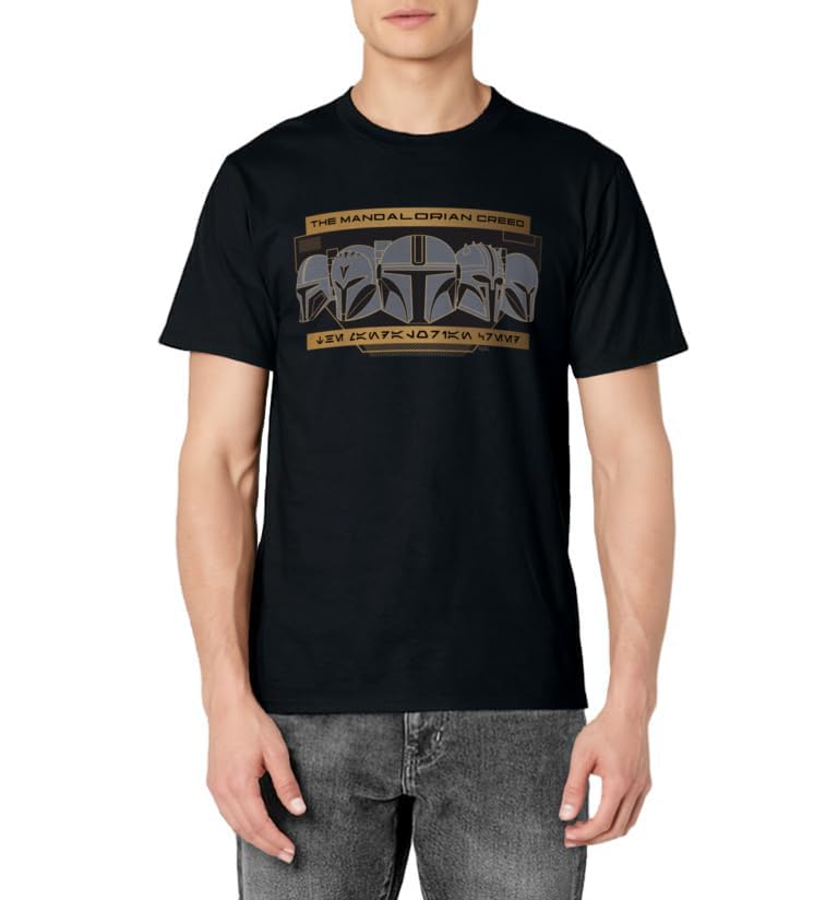 T-shirt Mandalorian Creed Star Wars Saison 3 pour homme et fan de la saga - 2