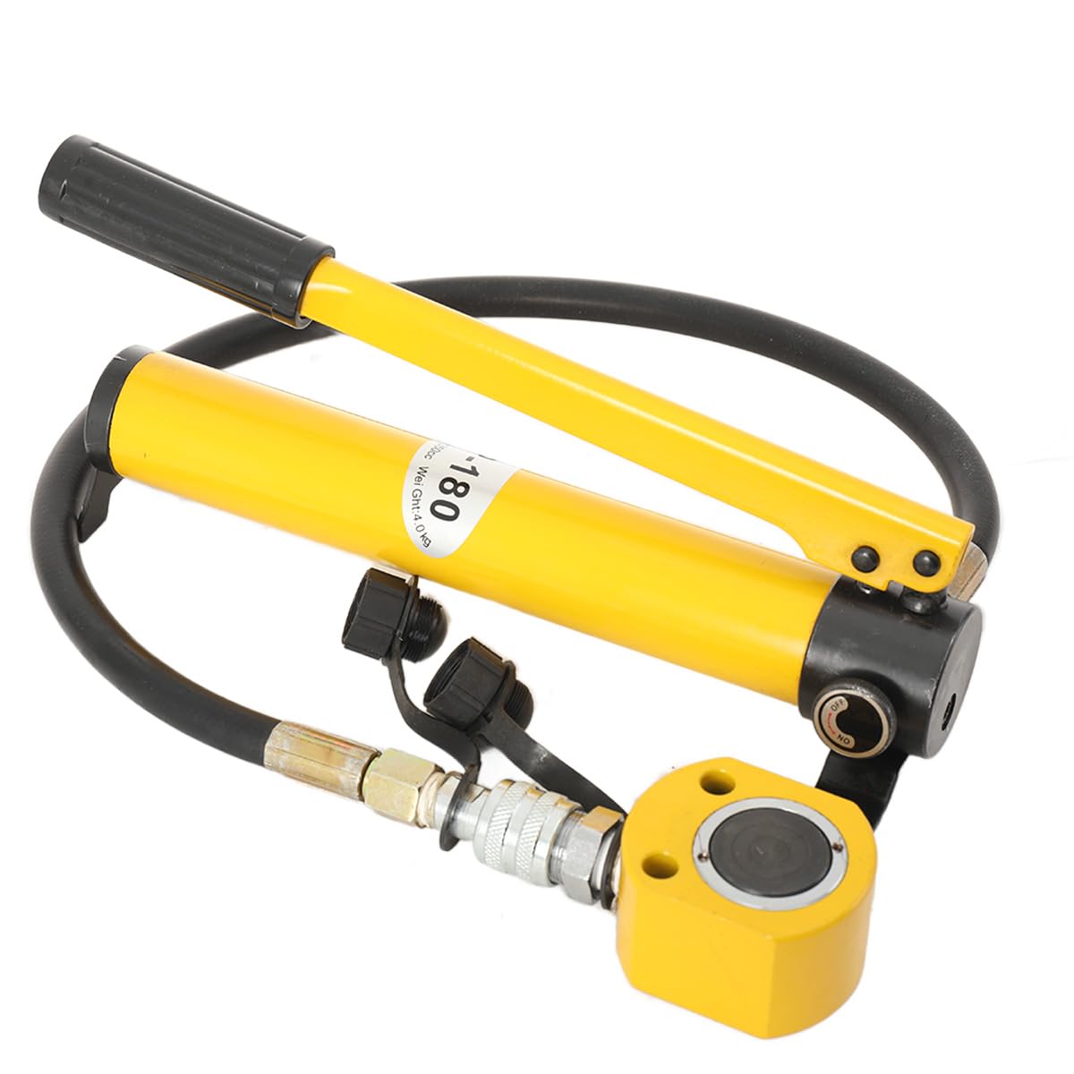 Siłownik hydrauliczny CDZHLTG 10T Siłownik hydrauliczny podnoszący z hydrauliczną pompą ręczną CP-180, skok tłoka 10 mm do mostów, budownictwa i przemysłu maszynowego