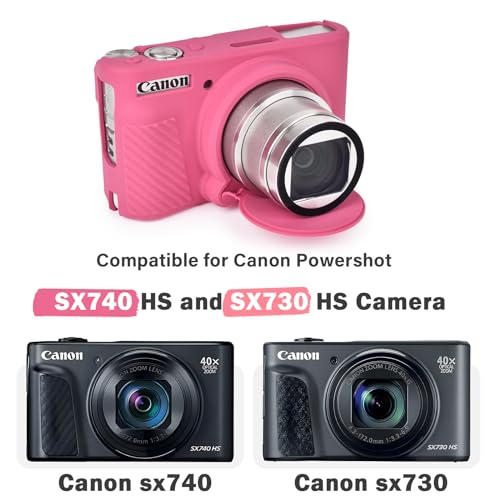 Funda de silicona para cámara Canon Powershot SX740 SX730 HS miniatura 2