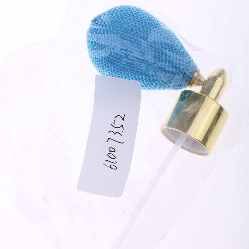 Vintage Refillable Glass Perfume Bottle Spray Atomizer Pump with Tube - Blue Collectibles | Vanity Perfume & Shaving | Perfumes | Decorative Glass/Crystal-image-37