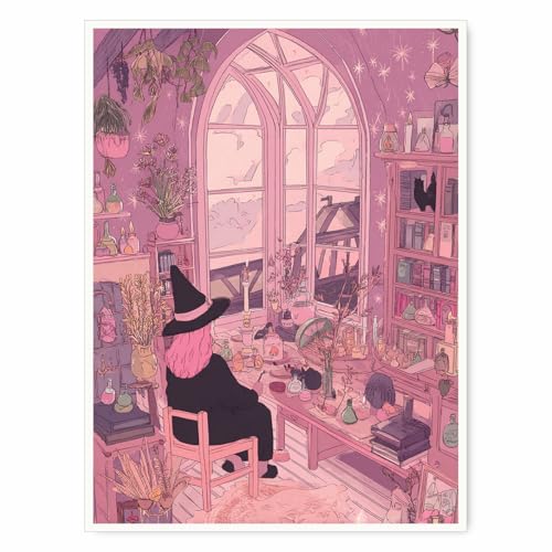 Décoration murale sorcière pour transformer une chambre de fille triste