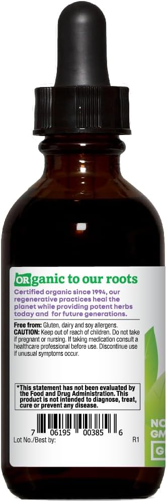 Oregon's Wild Harvest Hawthorn Organic Extract – 2oz Alcohol Herbal Supplement – Heart Support Tincture – USDA Organic, Non-GMO, Gluten-Free, Made in USA - Image 3