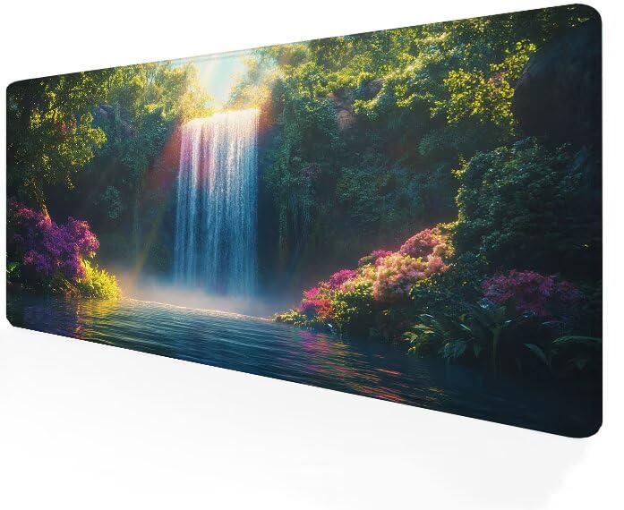 Mouse pad gamer vert de haute précision avec base en caoutchouc naturel dense