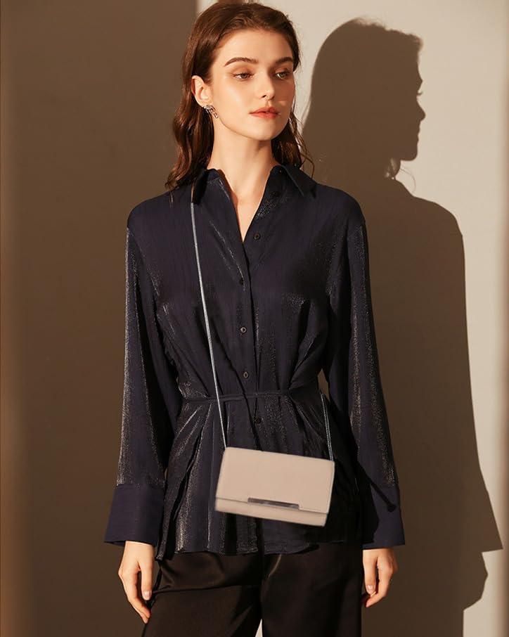 AFKOMST Valentines Day Gifts: Clutch Purse Evening Bag for Women Small Wristlet Handbag for Formal Wedding or Casual Outfits | Vegan Leather, Fit Phone,Passport, Detachable Chain - Image 3