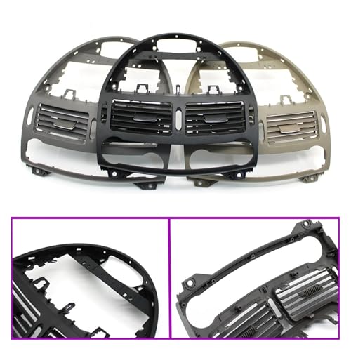 Grille d'aération centrale Mercedes Classe E W211 2003-2008 LHD RHD noir