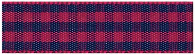 RibbonBon チェックタフタリボン #176 36mm幅 巻(30m) 5サイズ79色展開