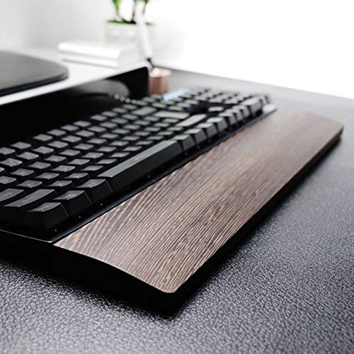 Image of Handmade Keyboard pad Wrist Rest Keyboard Holder Wooden Hand pad Wrist pad Support for Office Work Anti-Fatigue(60 Key 300�80�20mm)