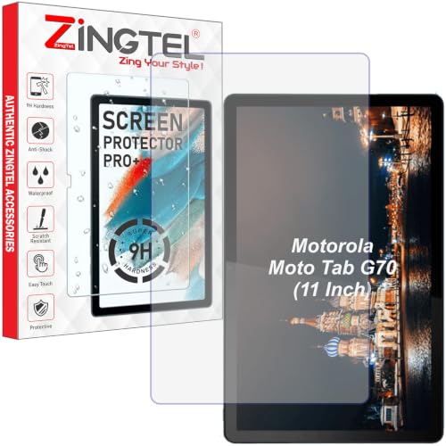 Image of Screen Guard Compatible With Motorola Moto Tablet G70 (11 inch Inch Tab) Flexible Fiber Screenguard Not a Tempered Glass Screen Guard