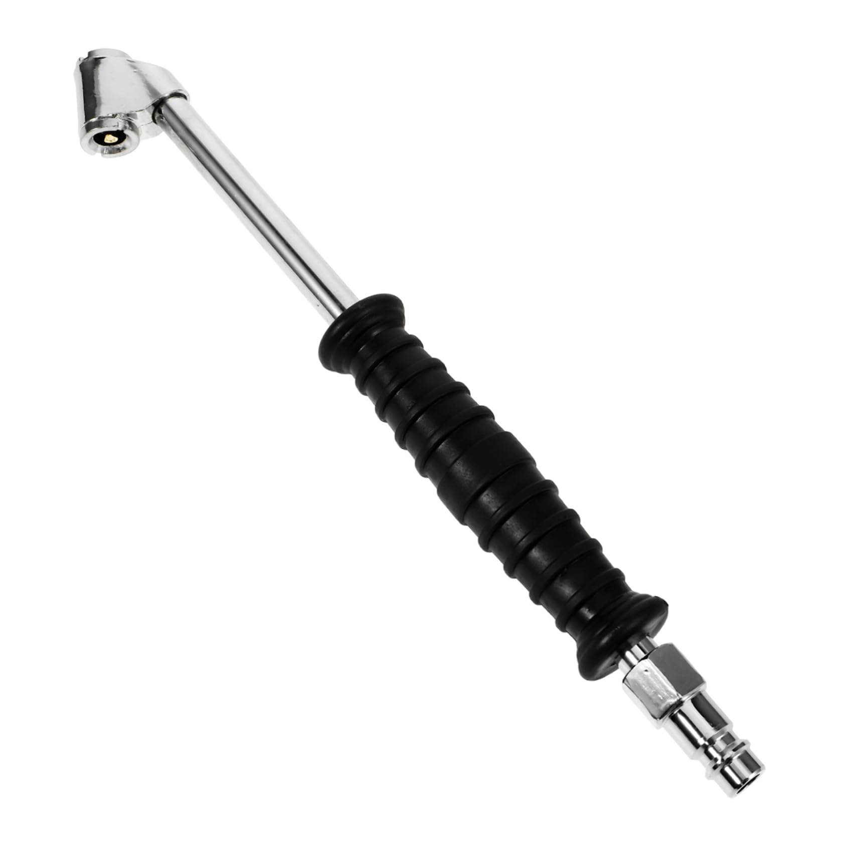 Gatuida 5stücke Tire Air Chuck Mit Druckmessgerät Multifunktionales Reifenfüllgerät Für Verschiedene Ventiltypen Mit Schnellbefüllungsstange Und Robuster Metallkonstruktion Für