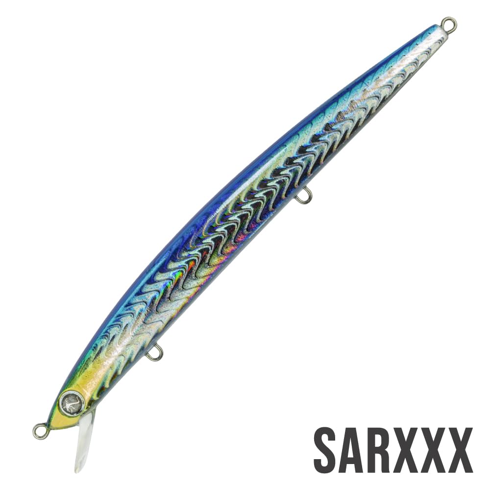 Seaspin Mommotti 140 SS – Esca Artificiale Spinning Mare, Long Jerk Minnow Affondante 140 mm 16 g – Assetto Naturale, Lanci Lunghi, Controllo Totale – Spigola e Predatori Marini
