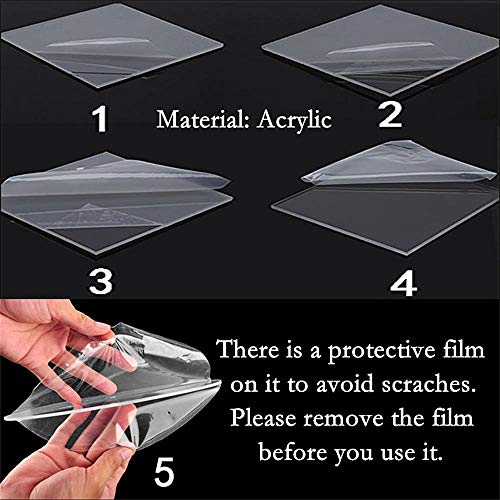 DECDEAL Suporte para exibição de taco de hóquei Suporte de parede acrílico transparente Suporte para