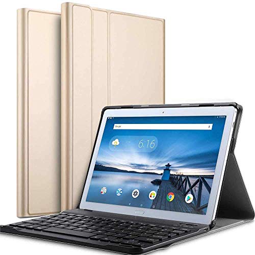 �^�u���b�g�L�[�{�[�h Lenovo TAB P10 ��p ���U�[�P�[�X�t�� ���C�����X�L�[�{�[�h �L�[�{�[�h�P�[�X Bluetooth �L�[�{�[�h LAVIE Tab E TE510/JAW PC-TE510JAW TB-X705F / TB-X705L��