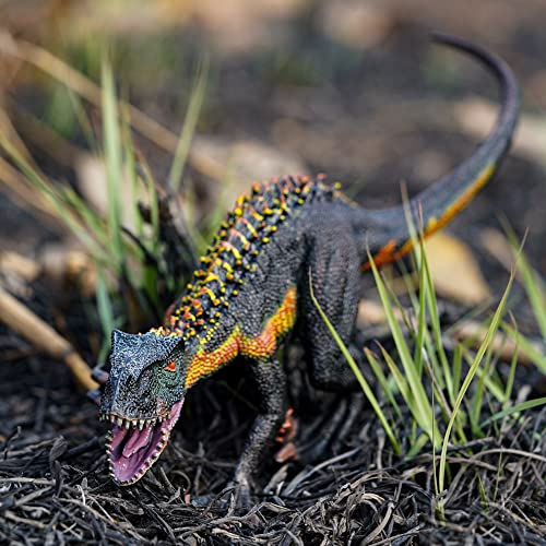 Image of Realistic T Rex Dinosaur Animal Figure for Kids Real Textured Dinosaurs Toy (Raptors Velociraptor (12F))