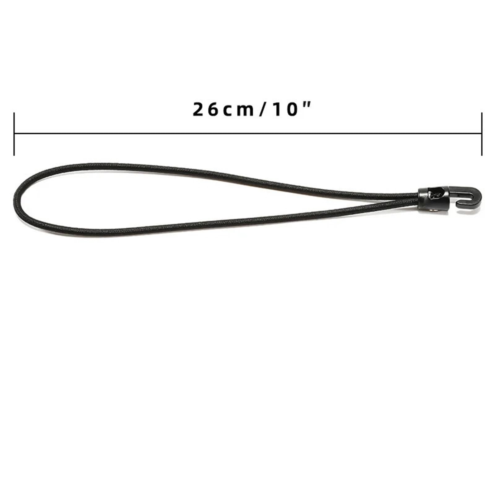 Cuerda EláStica con Gancho Juego de 5 Cuerdas elásticas for Equipaje, de Alta Elasticidad, for Bicicletas, Camping y Coches. para Asegurar El Equipaje(Color2)