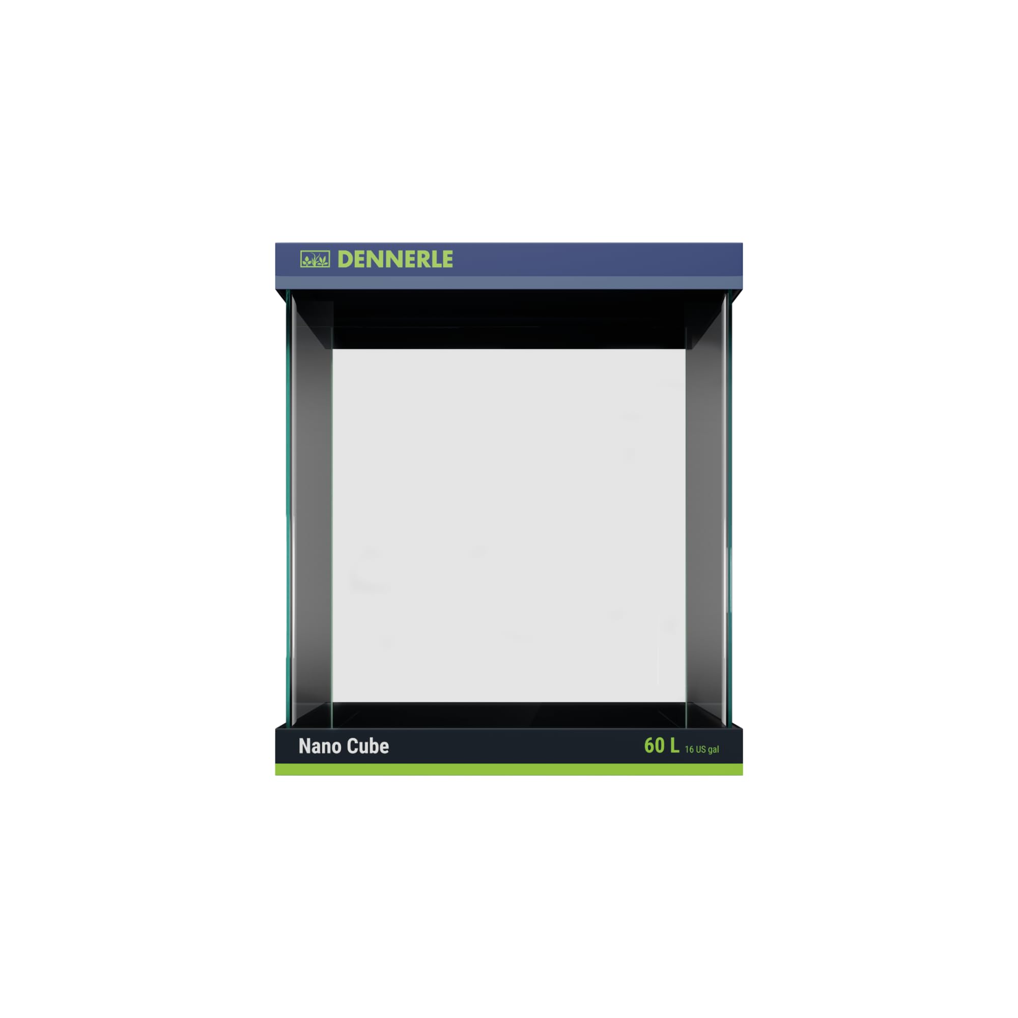 Dennerle Nano Cube 60 Liter 38x38x43 cm Mini-Aquarium abgerundete Ecken