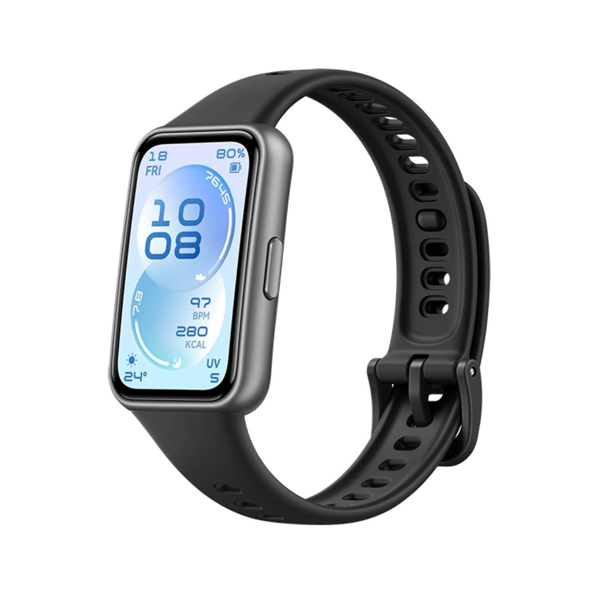 Huawei Reloj Inteligente Band 11, Pantalla AMOLED de 1.62 Pulgadas, 1500 nits, Banda Inteligente HRV, rastreador de Fitness, frecuencia cardíaca y SpO2, hasta 14 días de duración de la batería