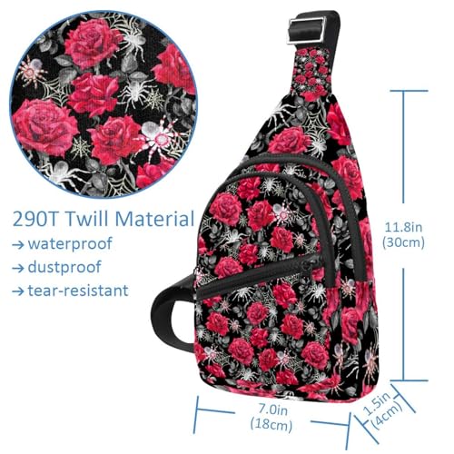 Bolso bandolera multiusos de estilo cruzado y estampado original Multicolor 10 5