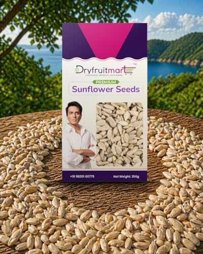 Image of Dryfruit Mart | Sunflower Seeds | 250g | Nutrient Rich, Boosts Immunity & Heart Health, Healthy Daily Snack. (250g)