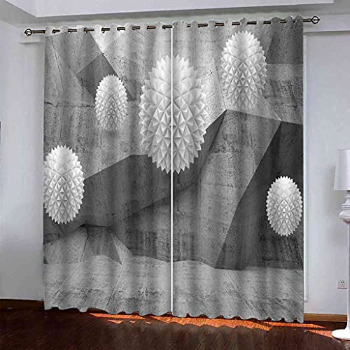 Rideau occultant à oeillets isolant phonique polyester - 2
