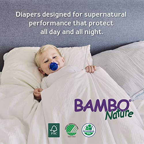 Bambo Nature Eco Friendly Baby Diapers Classic for Sensitive Skin, Size 6 (35-66 lbs), 22 Count - Thumbnail 6