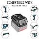 TPDL für Bosch auf für Makita Akku Adapter Konverter, für Bosch 18V GBA Professional System Akku arbeitet im für Makita 18V Li-Ion Elektrowerkzeug (Nicht PBA)
