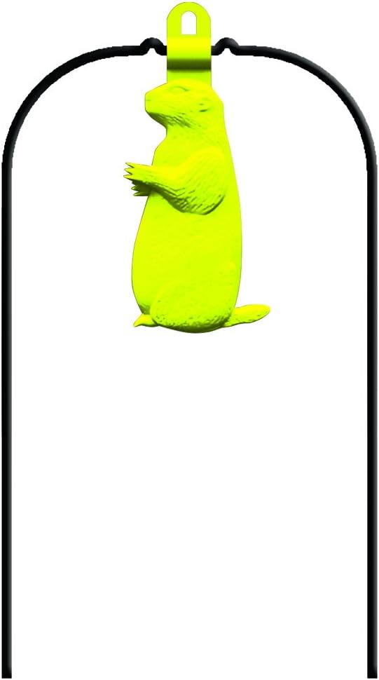 Ground Strike Hanging Prairie Chuck Resealable Target for Shooting - Durable Long-Lasting Highly Visible Yellow Self-Healing Target Rated for .22 Caliber Rimfire & Up