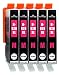 Produktbild Supply Guy 5 Druckerpatronen kompatibel mit HP 920 XL 920XL HP920XL CD973AE (Magenta) passend für HP OfficeJet 6000 6500 6500a 6500a Plus 7000 7500a