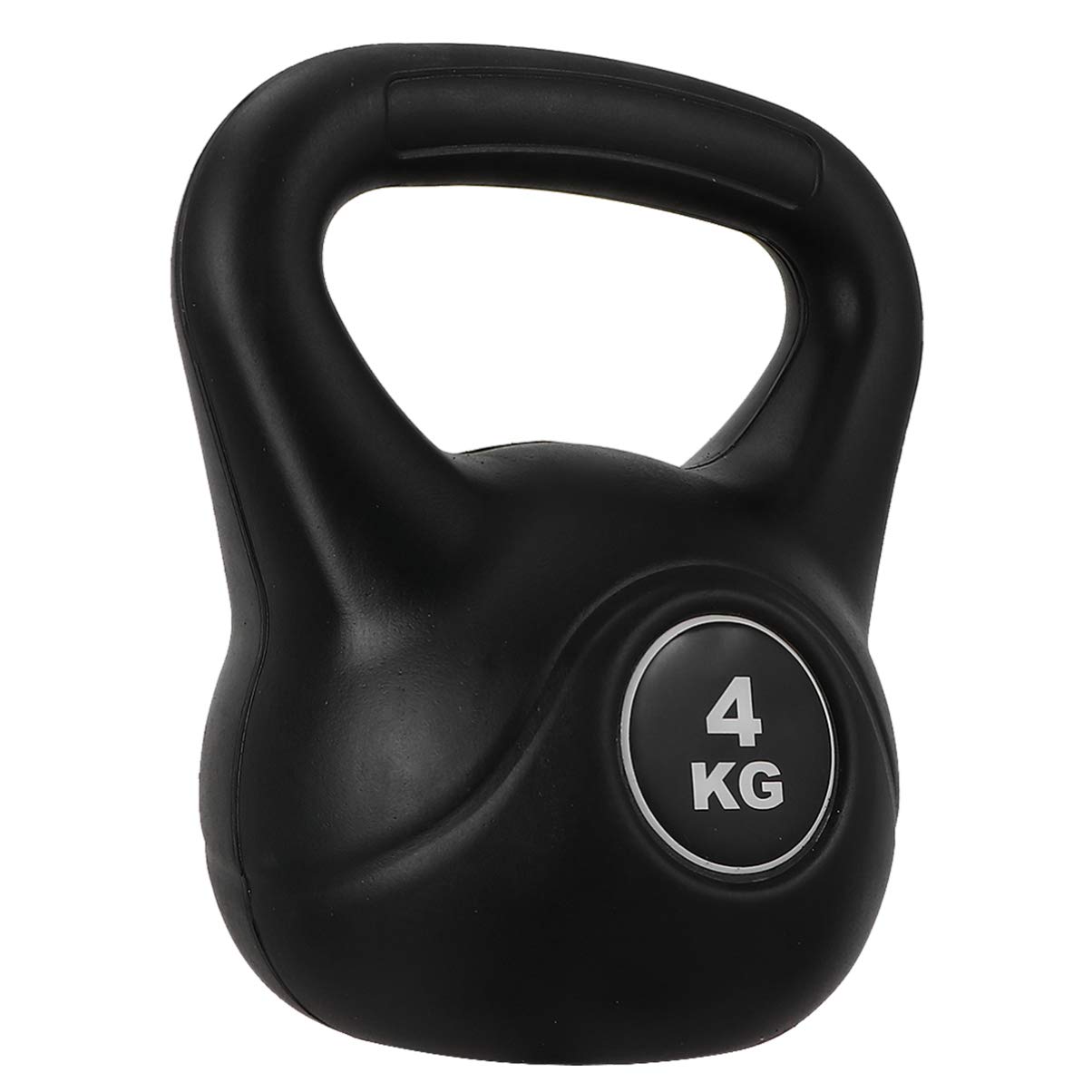 BESPORTBLE Fitness Kettlebell 2KG Plastic Hand Grip Dumbbell Cross Training Bodybuilding Weightlifting Equipment for Home Gym Workout Strength Training Fat Burning