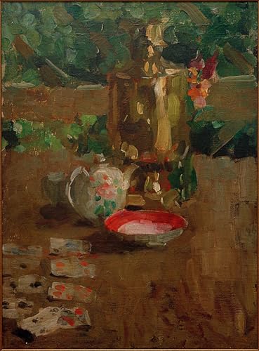 Poster Impression Tableaux Graffiti Art Mural Nature morte samovar 60x90