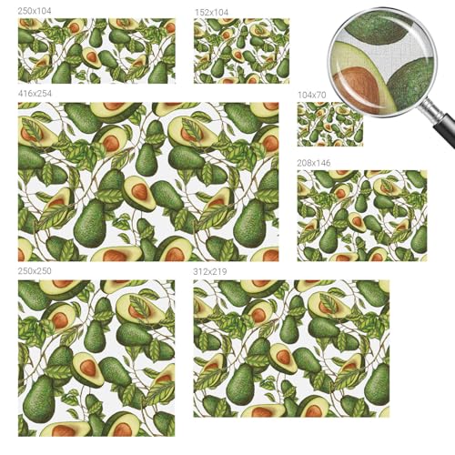 Murales autoadhesivos de aguacate 104x70 cm para tapar imperfecciones 6