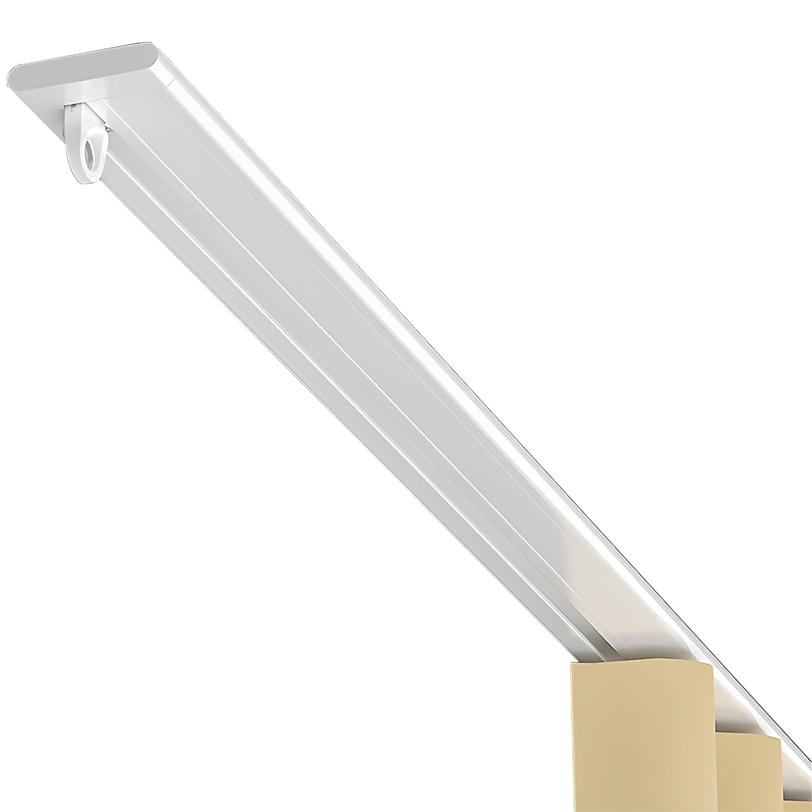 Rail de séparation en aluminium ultra fin et silencieux avec rouleaux lisses 150 cm