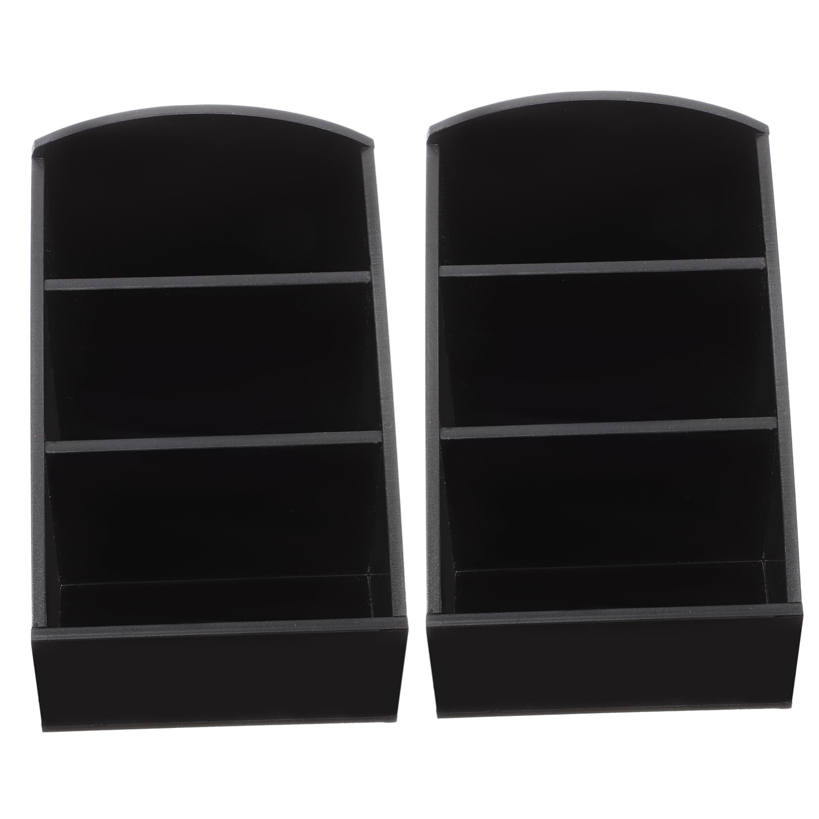 BRIGHTFUFU 2Pcs Coffee Box Organizer Rustic Sugar Packet Holder Seasoning Bag Storage Smooth Edges Portable for Home Cafe Restaurant Tea Bag Candy Storage